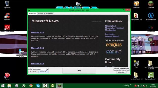 Minecraft Forge (Modloader) Installieren | 1.8/1.9 | Client für alle Minecraft Mods! | [Deutsch/HD смотреть онлайн