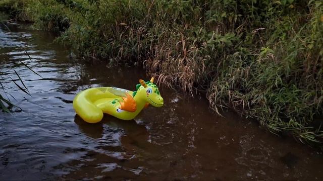 INTEX 56562 - Inflatable Dragon Seat 130 Cm X 107 Cm, Floating On A Small River - 10.08.2023