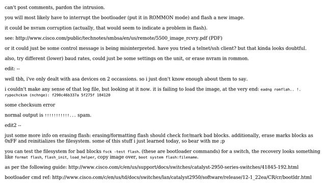 DevOps & SysAdmins: Text on Cisco ASA console is garbled/missing letters смотреть онлайн