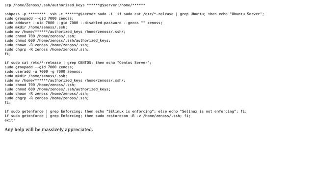Unix & Linux: Problem with adduser over SSH script depending on OS distro смотреть онлайн