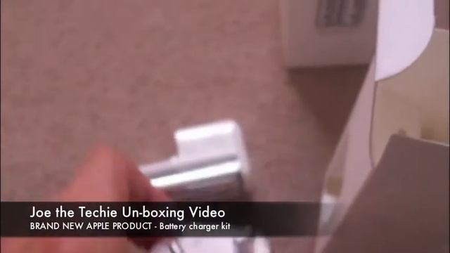 Apple Rechargeable Battery Kit Un-boxing