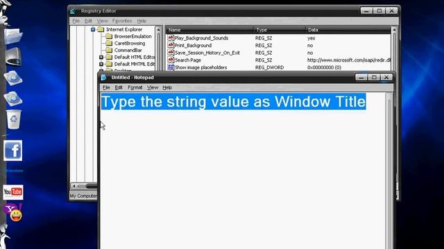 How To Change Internet Explorer Window Title Bar смотреть онлайн