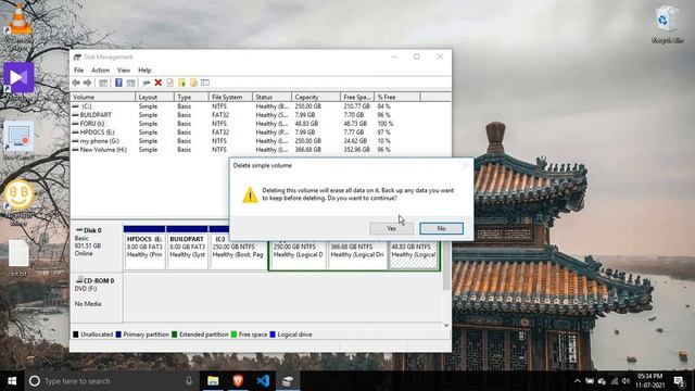 Delete partition in windows 10 in 1 minute смотреть онлайн