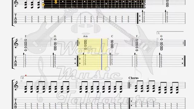 Doctor Caspers Rabbit Show Dream Forever GUITAR TAB смотреть онлайн