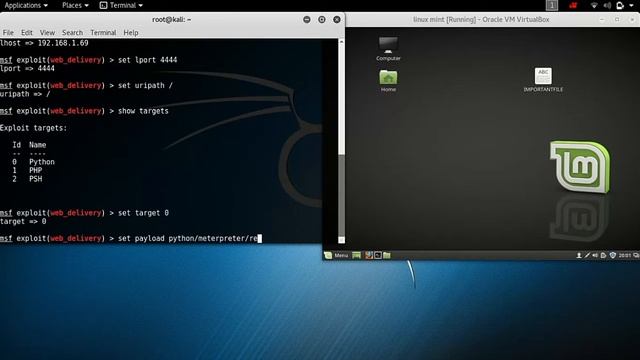 How to hack linux with web delivery using kali linux. смотреть онлайн