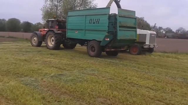 Gras hakselen 2015 Claas Jaguar 695 Luc Van Belle смотреть онлайн