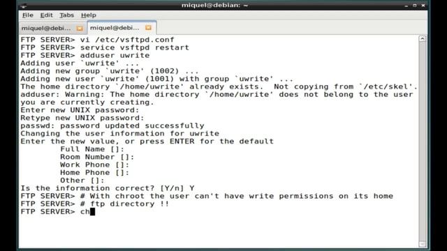 How to isolate users with vsftpd service смотреть онлайн