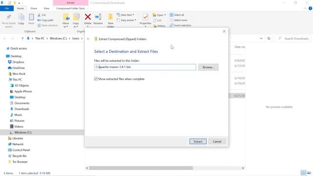 9. Installing and setting up Maven 3 on Windows 10 смотреть онлайн