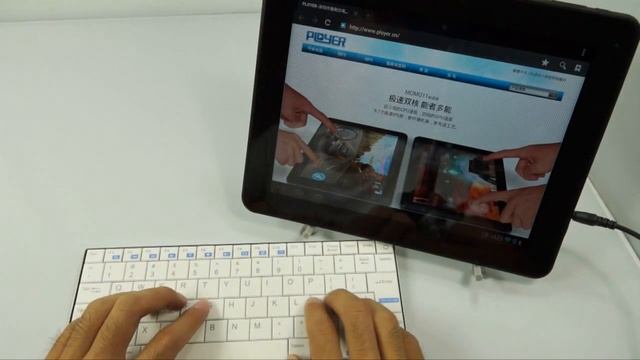 Hands On Rii K09 Ultra Slim Wireless Bluetooth Keyboard- For PC/Laptop/Tablet/Cellphone смотреть онлайн