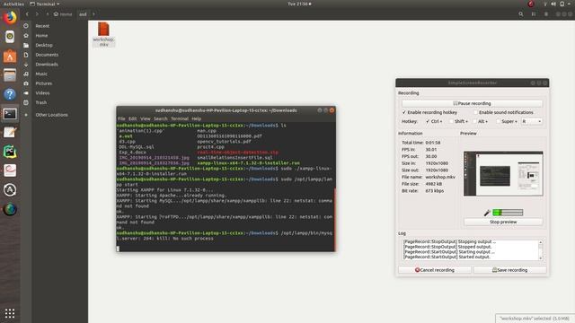 Installing XAMPP on Ubuntu смотреть онлайн