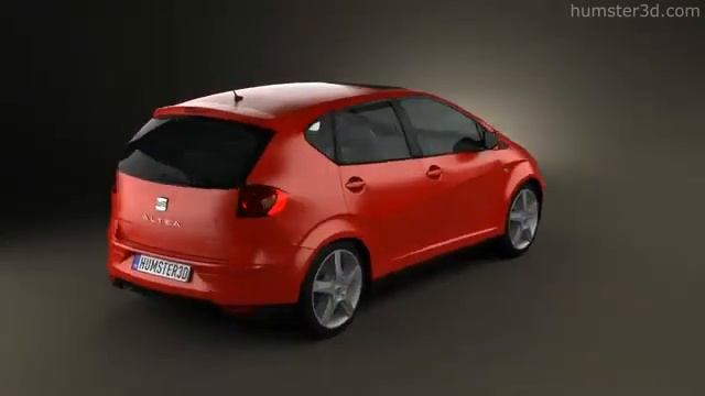 Seat Altea 2010 En 3D