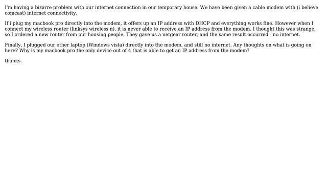 Unix & Linux: Internet connection only works with Macbook Pro (2 Solutions!!) смотреть онлайн