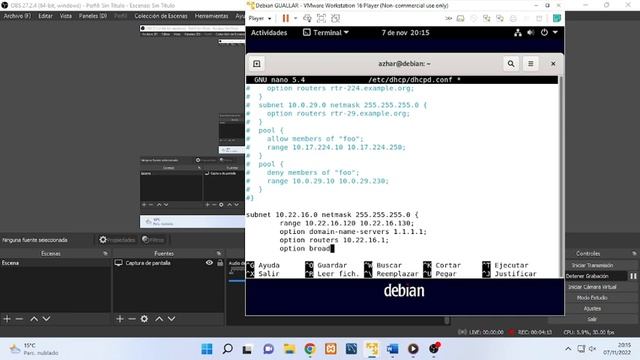 DEBIAN DHCP смотреть онлайн