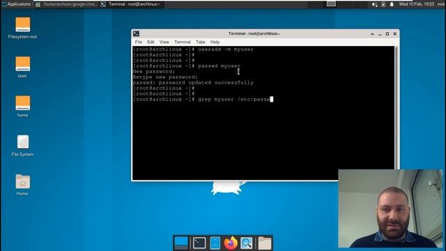 Creating Users on Arch Linux - Video 12 смотреть онлайн