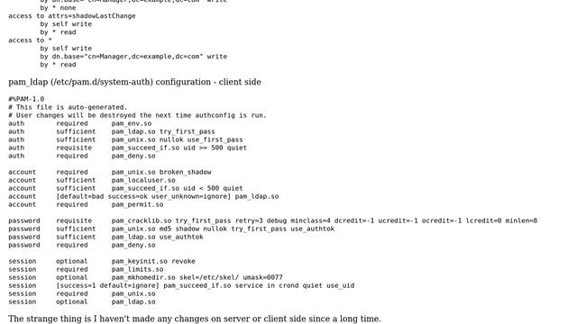 Strange issue with LDAP server смотреть онлайн