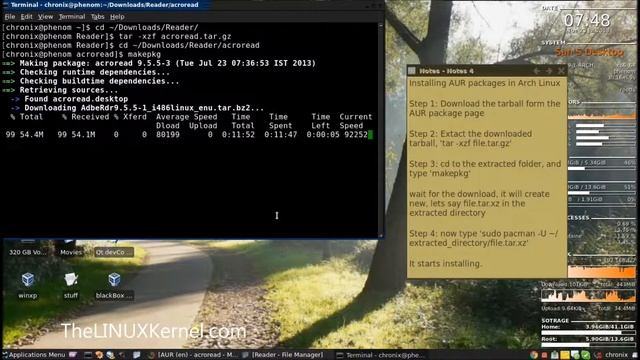 Installing AUR Pakages смотреть онлайн