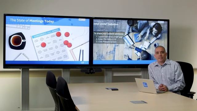 Intel Unite® Solution Experience Video Demo Intel Business смотреть онлайн