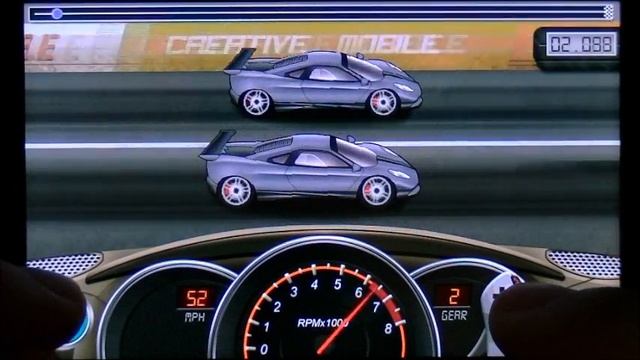 Drag Racing 7.879 CM F1 2nd gear Android market app смотреть онлайн