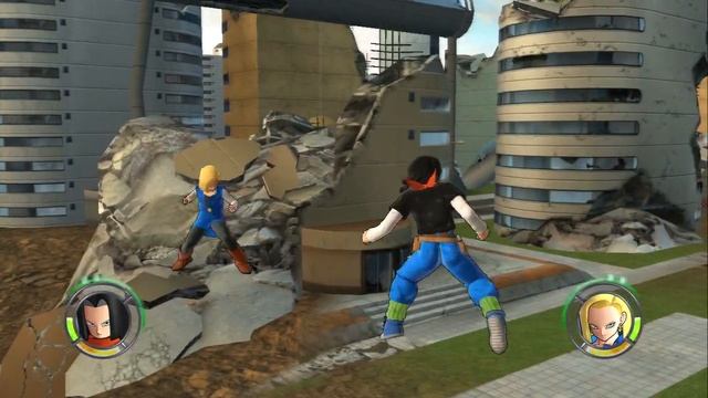 Dragon Ball Raging Blast 2 - Android #17 VS. Android #18 смотреть онлайн