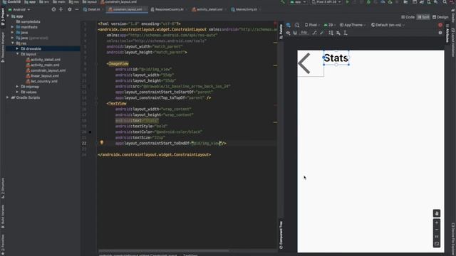 Penjelasan tentang Xml dan Constraint Layout di Android Studio смотреть онлайн