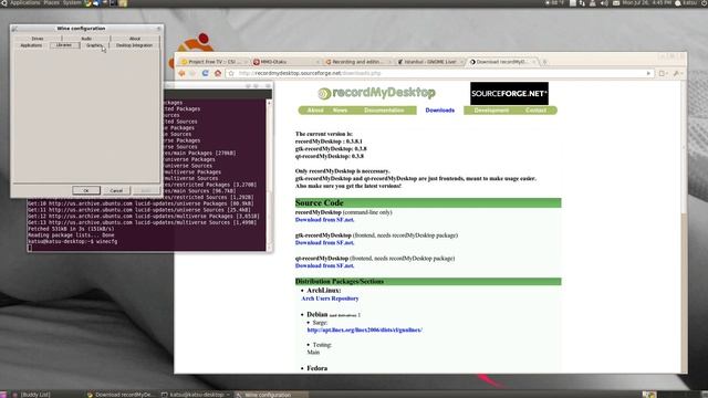 Test Video using gtk-recordMyDesktop смотреть онлайн