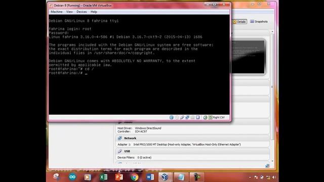 Tutorial Install dan Konfigurasi IP Debian 8 dengan Virtual Box смотреть онлайн