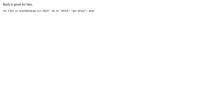 Unix & Linux: Renaming: How to attach a word or rename multiple files (4 Solutions!!) смотреть онлайн