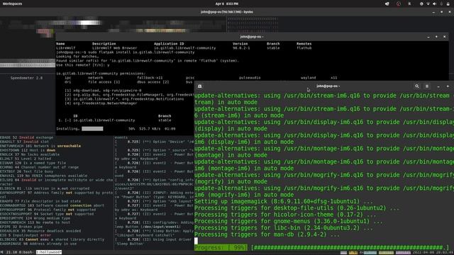 Linux user installing a Web Browser смотреть онлайн