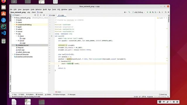 Linux网络编程之UDP客户端C++实现 смотреть онлайн