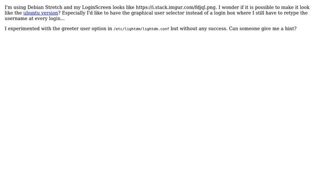 LightDM login screen configuration смотреть онлайн