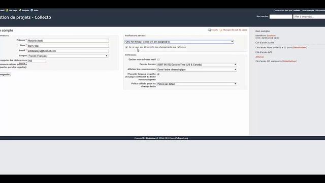 Gérer notifications Redmine смотреть онлайн