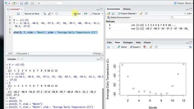 RStudio Introduction to Simple X-Y Plots смотреть онлайн