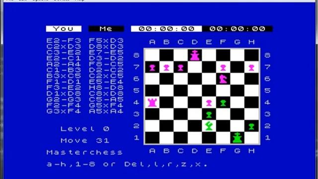 Chess - Timex Sinclair 2068 - emulador MESSUI 0.152 - testeado Windows 7 x64 смотреть онлайн