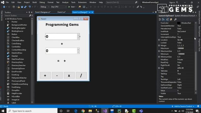 Calculator in C Sharp language with Source Code смотреть онлайн
