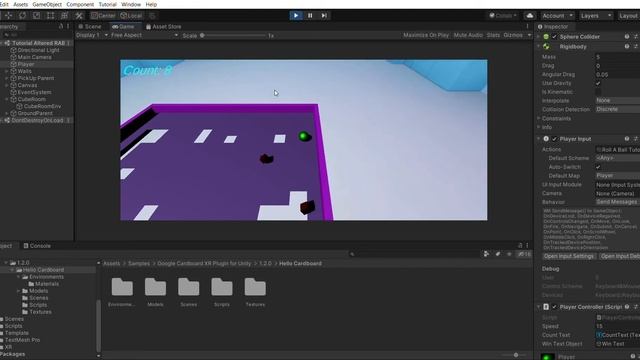 Roll A Ball PC, Mac & Linux Standalone Unity 2019 4 10f1 Personal JRE смотреть онлайн