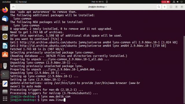 Lynx browser bergaya hacker di linux ubuntu yang dijalankan lewat terminal cobalah niscaya Anda aka смотреть онлайн