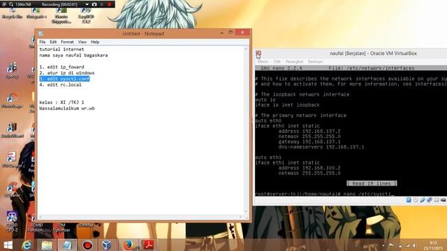 konfigurasi internet menggunakan linux debian смотреть онлайн