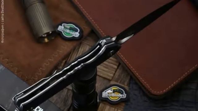 Нож складной Bestech Knives Muskie (D2, стоунвош/сатин) смотреть онлайн