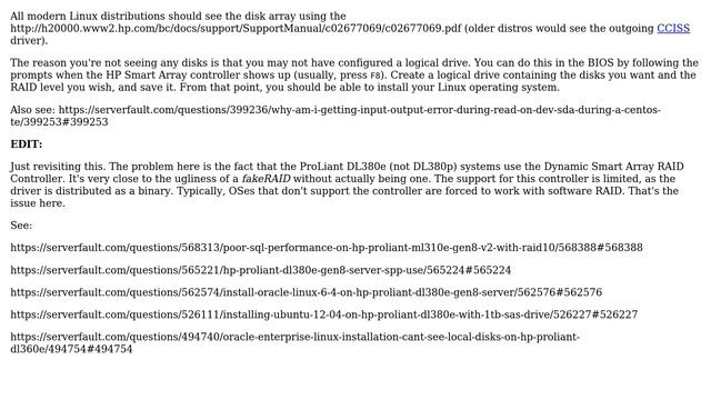 DevOps & SysAdmins: HP DL380e Linux not seeing drive array for installation (2 Solutions!!) смотреть онлайн