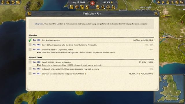 Railway Empire 2 | Campaign Gameplay: Chapter 2: EP09 - Express From Carlisle To Plymouth смотреть онлайн
