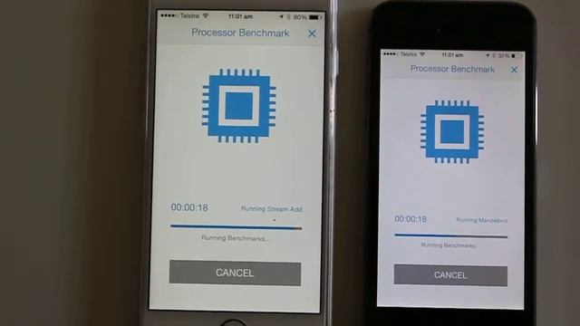iPhone 6 vs iPhone 5s Geekbench 3 смотреть онлайн