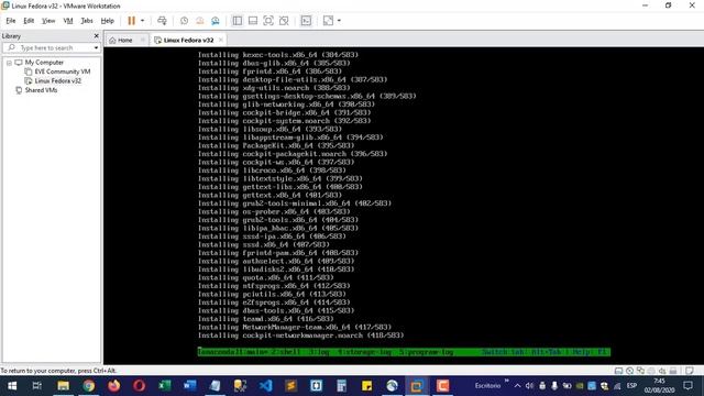 Instalación de GNU Linux Fedora Server V32 смотреть онлайн