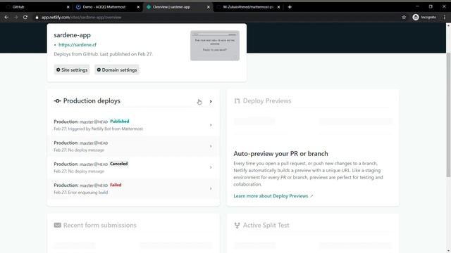 Mattermost Netlify Plugin