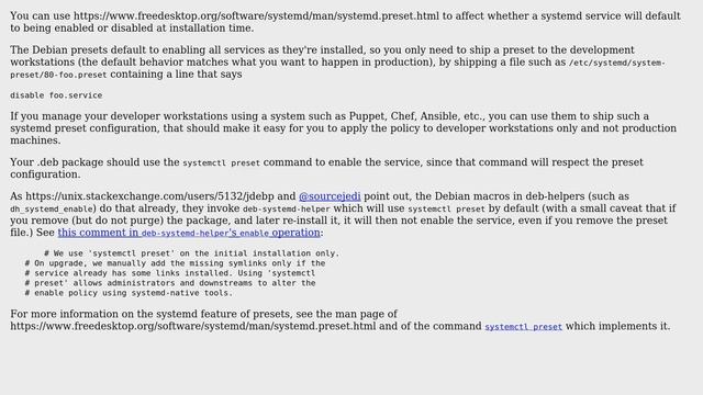Unix & Linux: Conditionally enabling systemd files through Debian packaging (2 Solutions!!) смотреть онлайн
