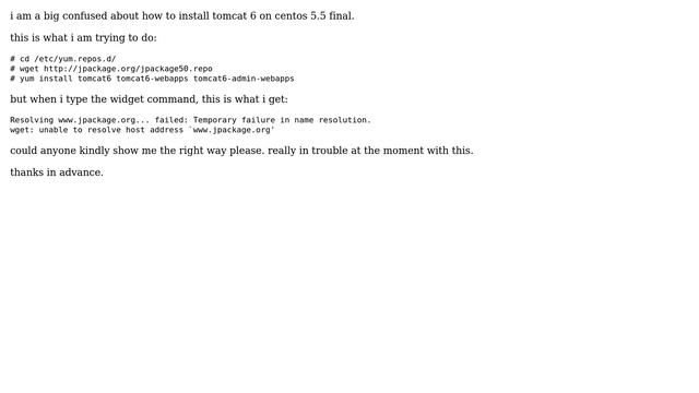 DevOps & SysAdmins: How to correctly download tomcat 6 on centos 5.5? смотреть онлайн