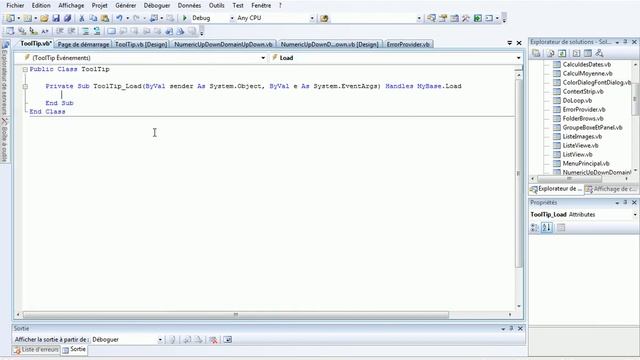 29 Fonctions et Objets 21 ToolTip VB Formulaire смотреть онлайн