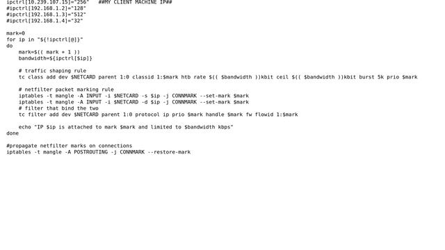 How can I do traffic shaping in Linux by IP for both way communication? смотреть онлайн