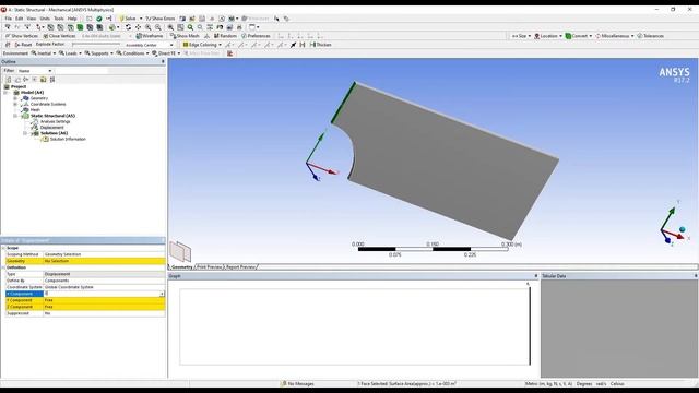 Ansys Structural analysis tutorial смотреть онлайн