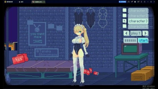 Play with pixel bunny girl-Android——pixel-SLG #gameplay