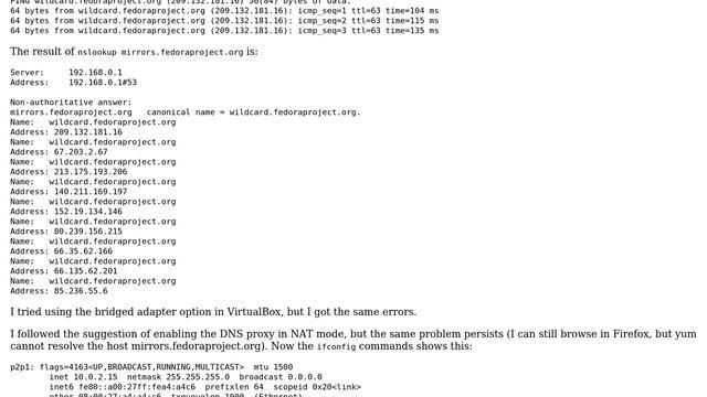 DevOps & SysAdmins: Can't do "yum update" in Fedora running in VirtualBox смотреть онлайн